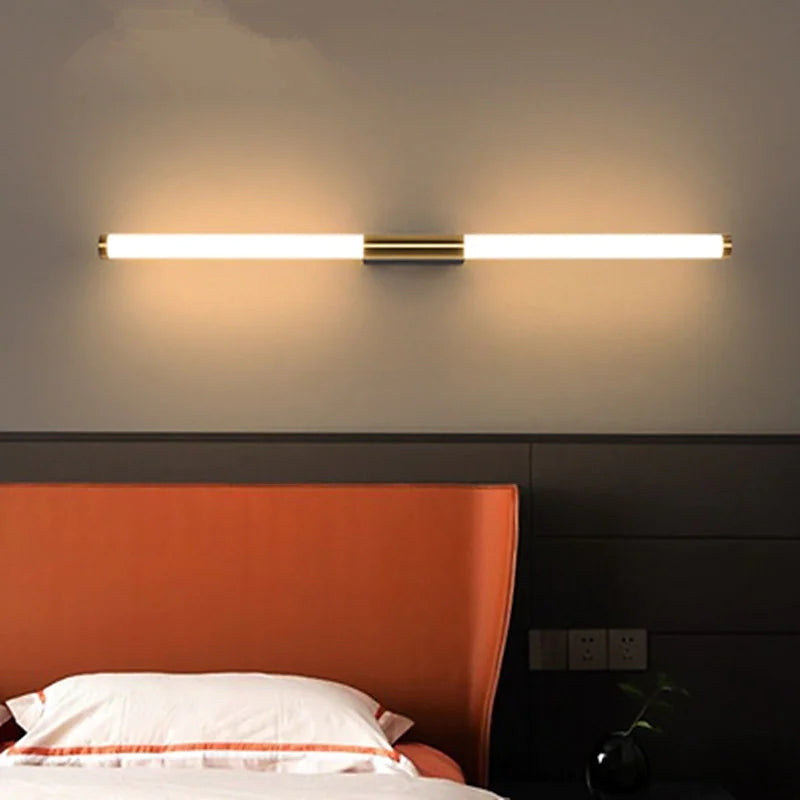 Einfache moderne LED-Streifen-Wandleuchte für Schlafzimmer - Lumpaz