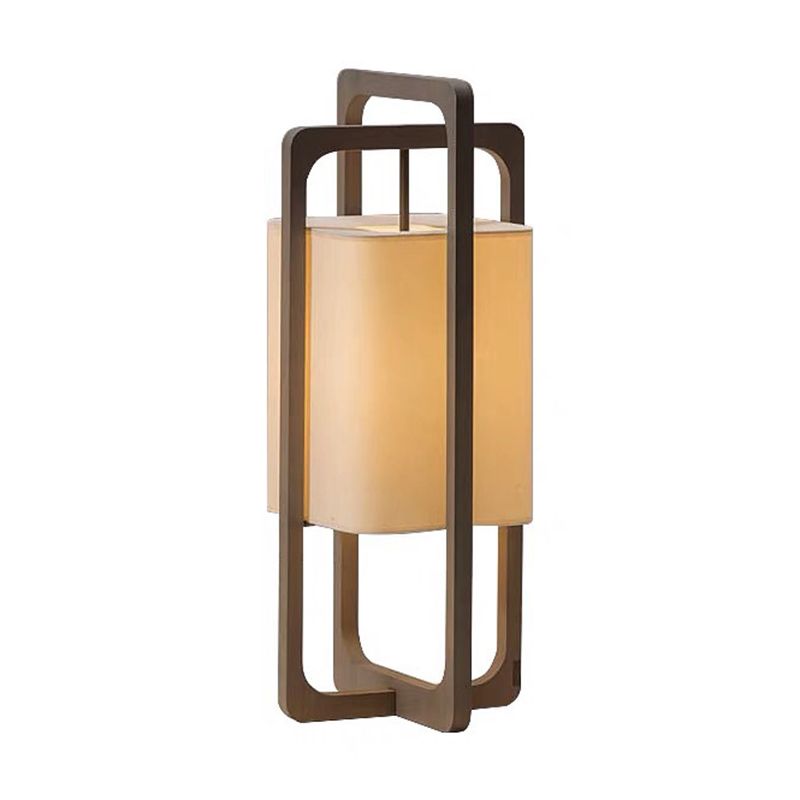 Ozawa Rechteckige Stehleuchte, Holz, ∅20/32CM Lang - Lumpaz