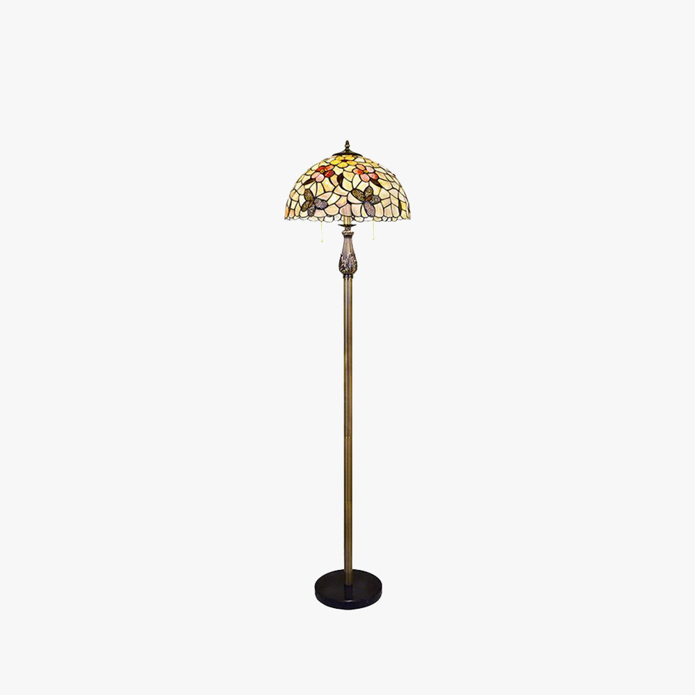 Alessio Schmetterling & Blume Stehlampe, Metall, 160CM Lang - Lumpaz