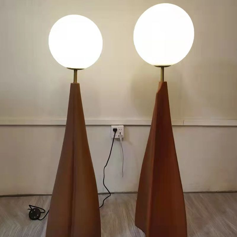 Carins Lineare Schwarze Stehlampe, Metall&Glas, 160CM Lang - Lumpaz