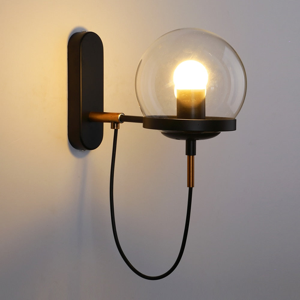 Retro-Metall-LED-Birnen-Wandleuchte - Lumpaz