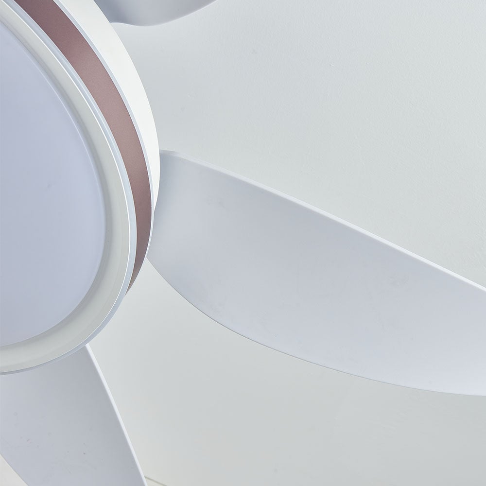 Haydn 6-Blatt-Deckenventilator mit Beleuchtung, 4 Farben, ∅130CM - Lumpaz