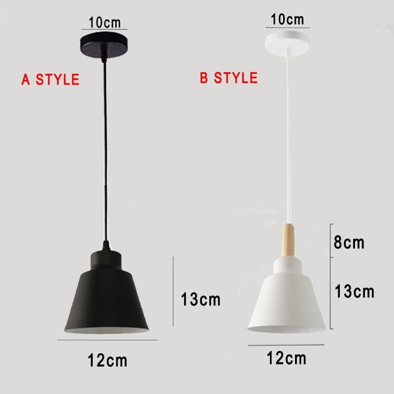 Nordic Modern Aluminium / Holz Pendelleuchten - Lumpaz