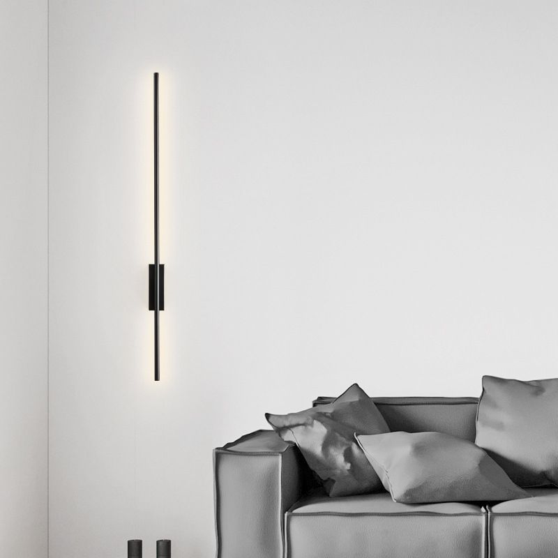 Edge Lineare Spiegelfront Waschtisch-Wandleuchte, 2 Farben & Stile, 61/80/100/120CM Lang - Lumpaz