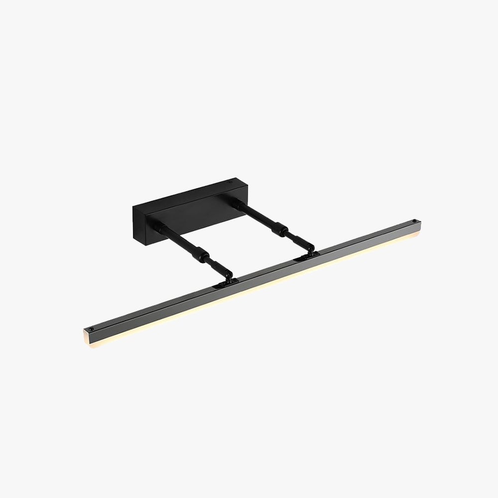 Edge Spiegelfront Waschtisch-Wandleuchte, 3 Farben, Metall, 41/50/60/70CM Lang - Lumpaz