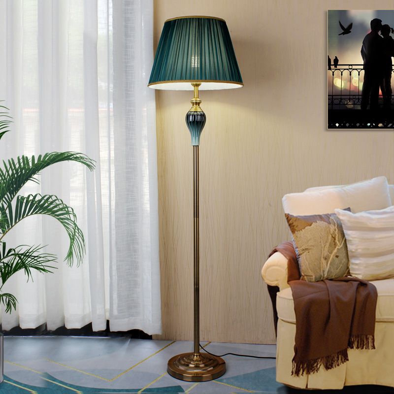 Eryn Stehlampe, Metall & Textil, 152CM Lang - Lumpaz