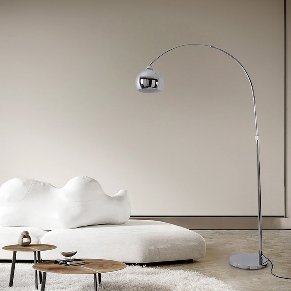 Salgado Angelrute Dimmbare Stehlampe, Chrom - Lumpaz