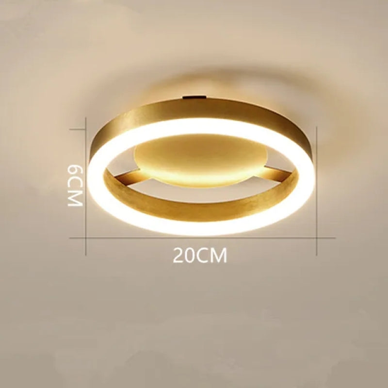 Amos Moderne LED Geometrie Deckenleuchte für Korridor - Lumpaz