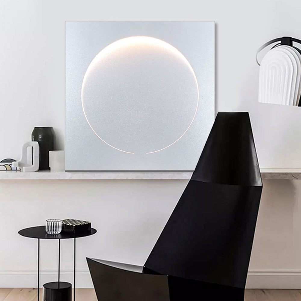 Elif Mond Wandlampe Fernbedienung Dimmbar, 30/40/50cm - Lumpaz