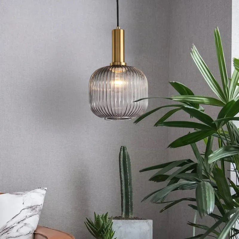 Hailie Pendelleuchte aus Glas für Wohnzimmer, Esszimmer - Lumpaz