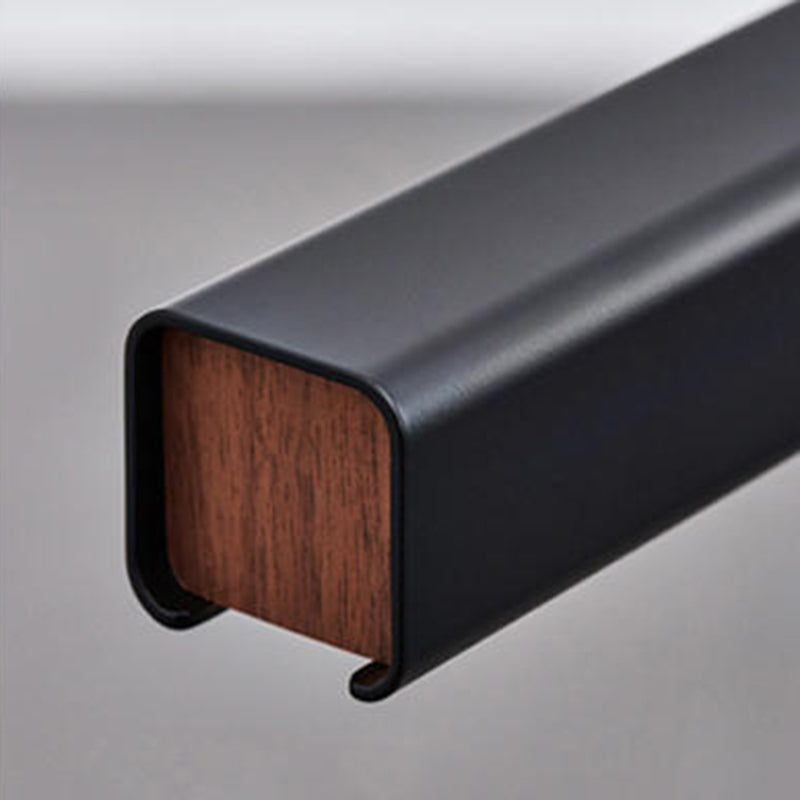 Edge Pendelleuchte Linear dimmbar, Metall&Holz, 60/80/100/120CM Lang - Lumpaz