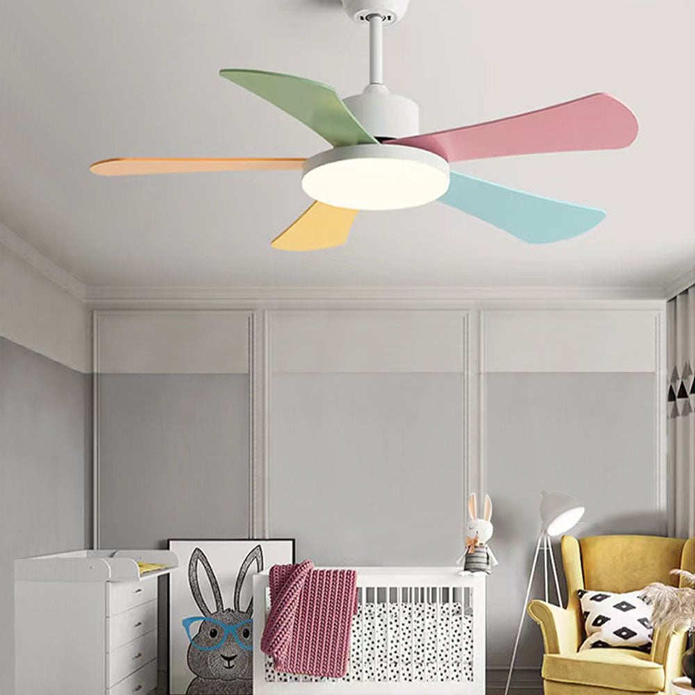 Morandi Bunte Deckenventilator mit Beleuchtung, ∅105CM - Lumpaz
