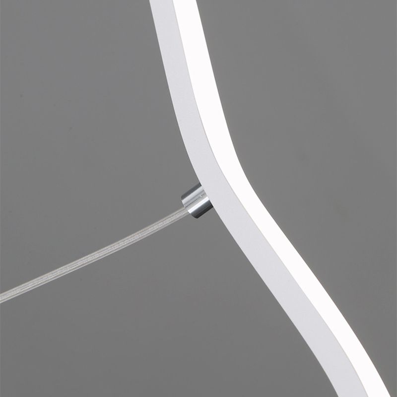 Welle Lineare Pendelleuchte, L 80/100/120CM - Lumpaz