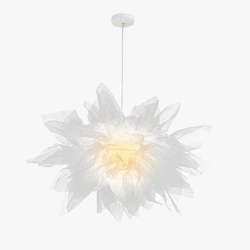 Nordische Mesh Blumenförmige Pendelleuchte aus Stoff für Esszimmer - Lumpaz