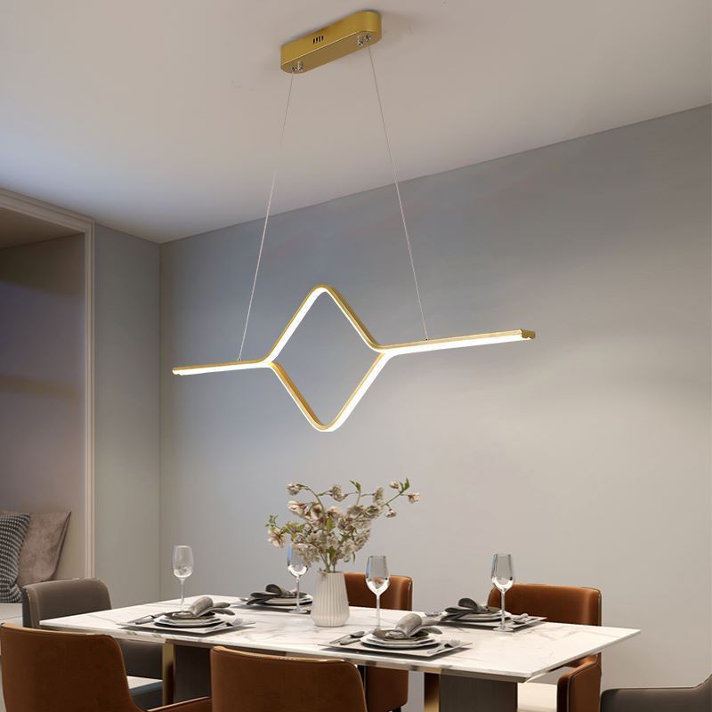 Bouvet Pendelleuchte,Linear Quadrat - Lumpaz