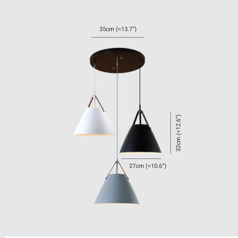 Carins Cluster-Pendelleuchte , 3 Farben - Lumpaz