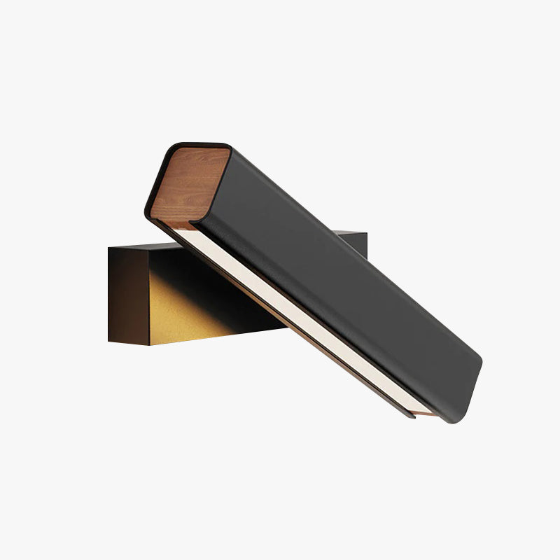 Minimalistische LED Wandleuchte aus Aluminium Drehbar für Schlafzimmer - Lumpaz
