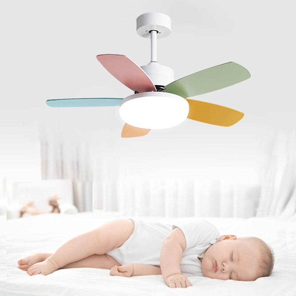 Morandi Bunte Deckenventilator mit Beleuchtung, ∅107CM - Lumpaz