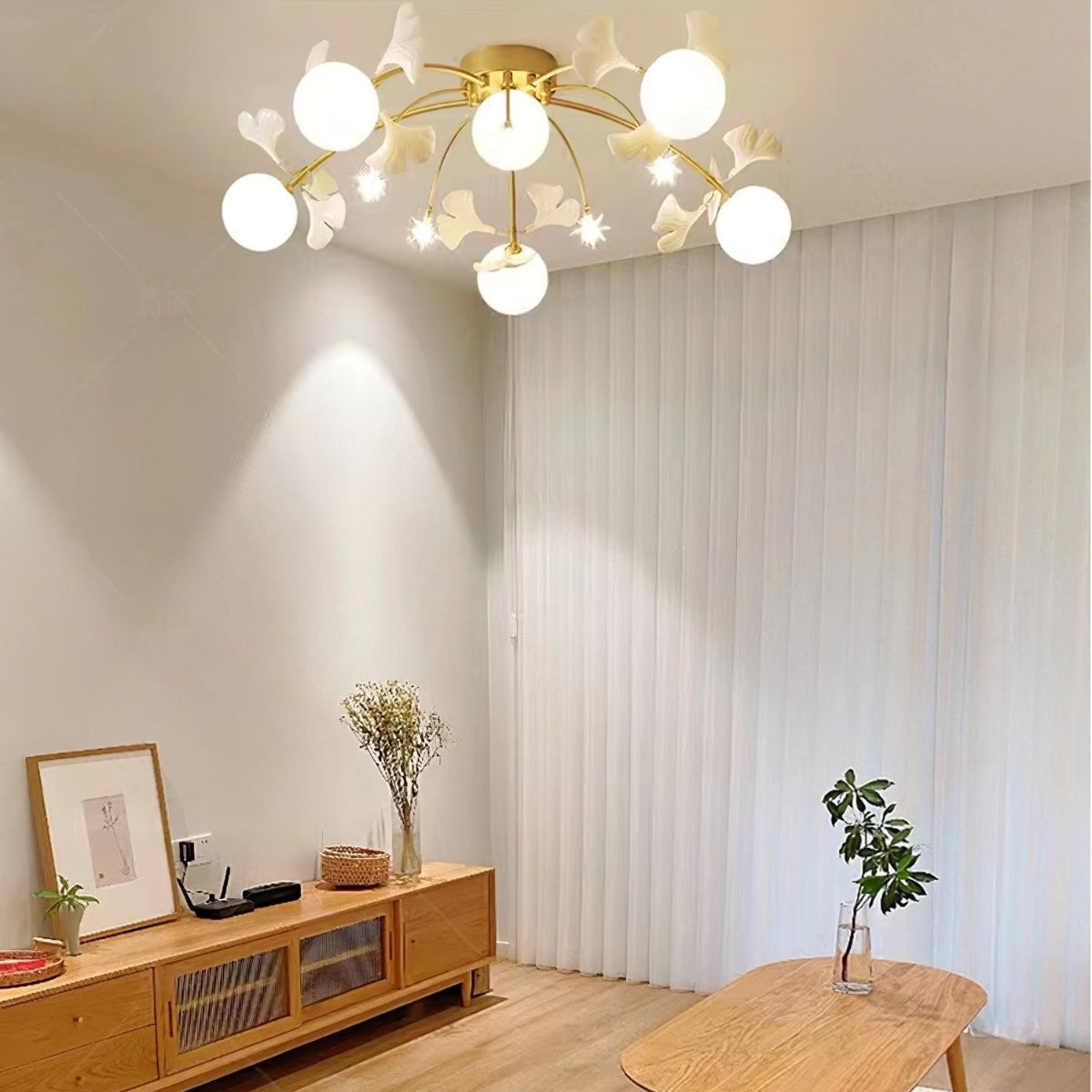 Olivia Deckenleuchte, Metall & Keramik, 6/7-flammig - Lumpaz