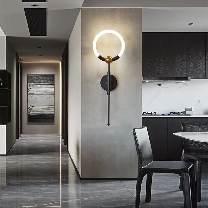 Arisha Ring Eitelkeit Wandleuchte, 2 Farben - Lumpaz