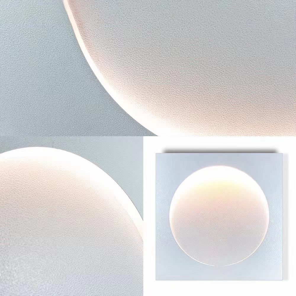 Elif Mond Wandlampe Fernbedienung Dimmbar, 30/40/50cm - Lumpaz