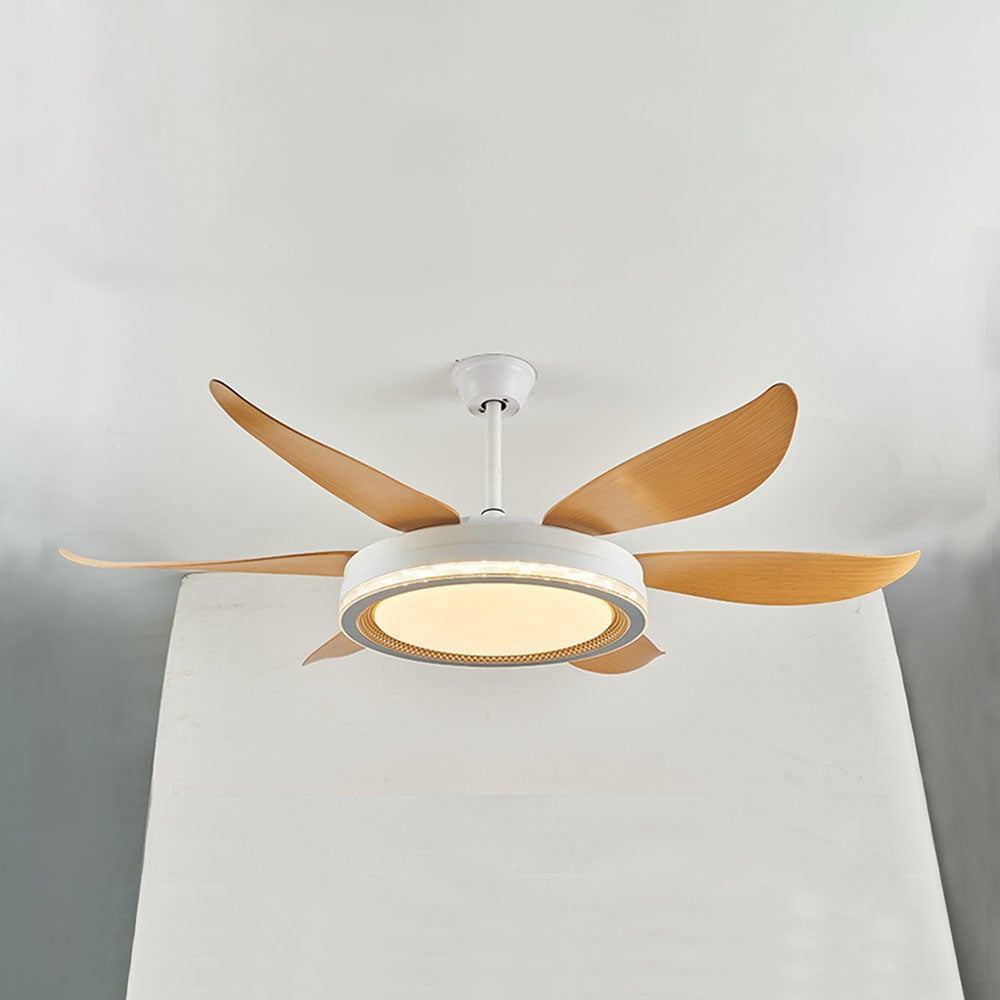 Haydn 6-Blatt-Deckenventilator mit Beleuchtung, ∅130CM - Lumpaz