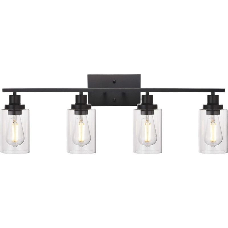 Alessio Spiegelfront Wandleuchte Schwarz, 3 Farben, 1/2/3/4/5-flammig - Lumpaz