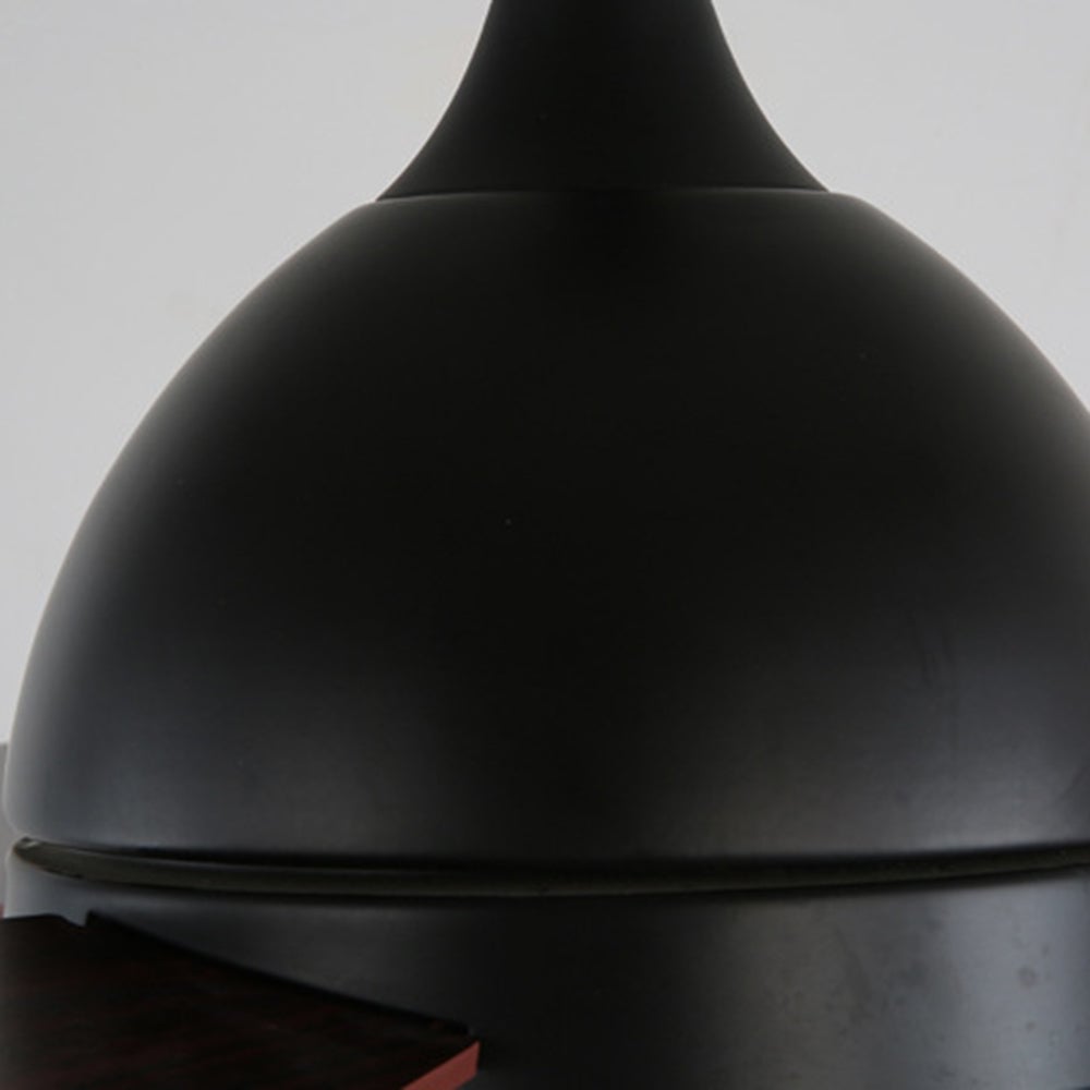 Haydn 3-Blatt-Deckenventilator mit Beleuchtung, Metall & Holz, 2 Farbe, ∅107CM - Lumpaz