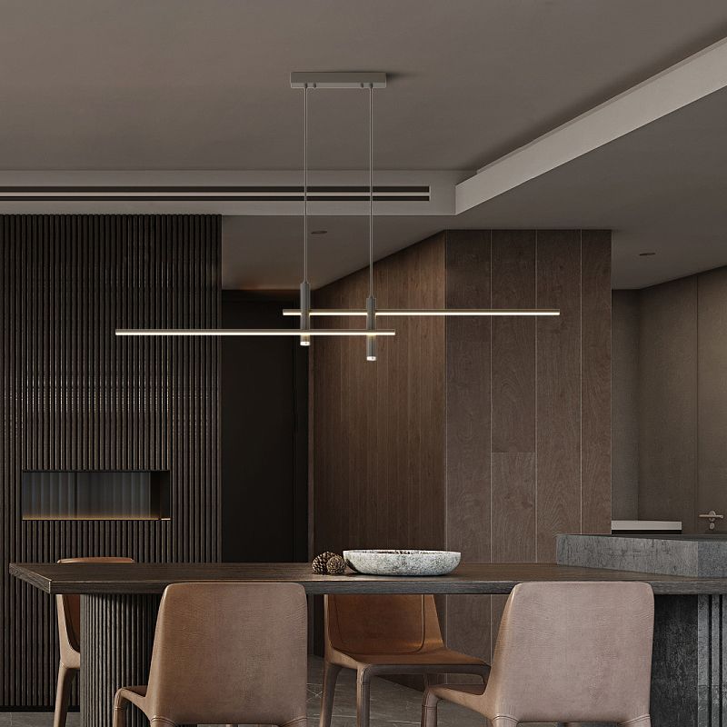 Edge Pendelleuchte, L 90CM - Lumpaz