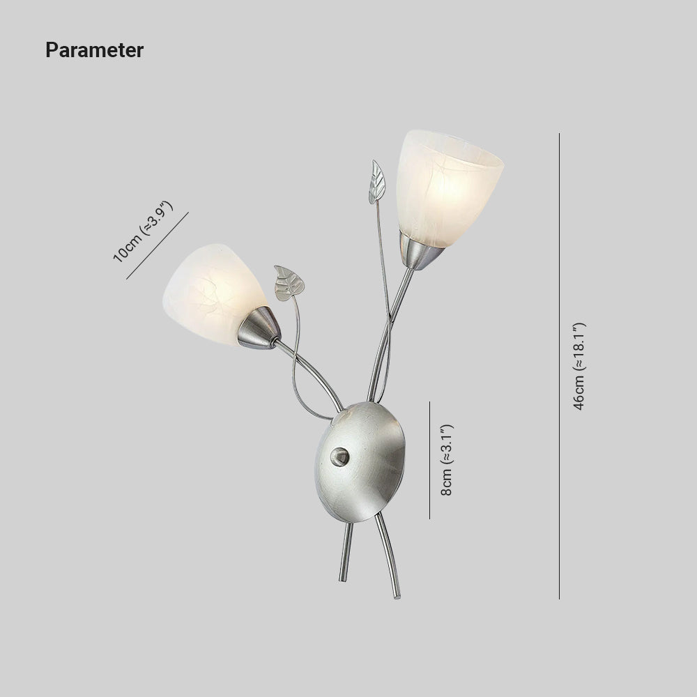 Alessio Zweig Wandleuchte, 2 Farben - Lumpaz