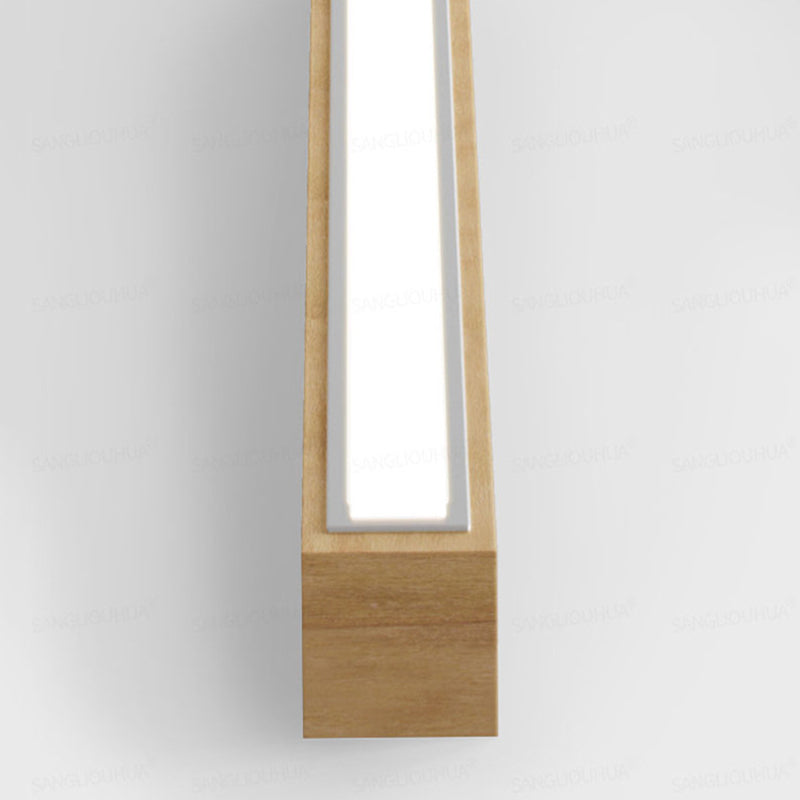 Edge Deckenleuchte, Holz 60/100cm - Lumpaz