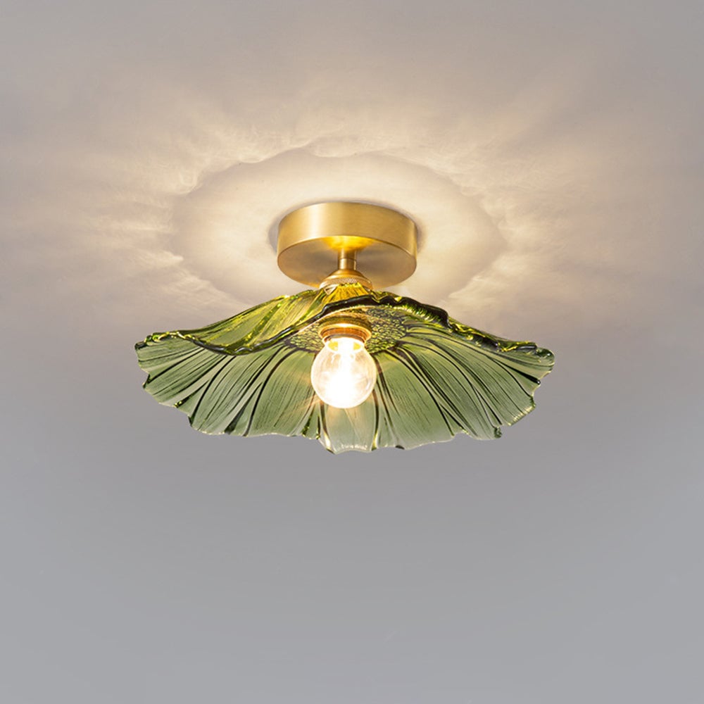 Carins Semi-Flush Mount Deckenleuchte 3 Farbtemperatur schaltbar, reines Kupfer, 2 Farben - Lumpaz