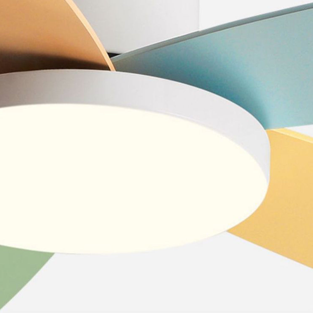 Morandi Bunte Deckenventilator mit Beleuchtung, ∅107CM - Lumpaz