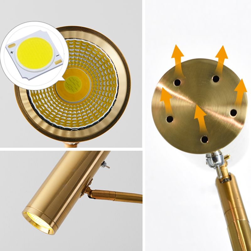 Freja Minimalistisch Stehleuchte, Metall, 155CM Lang - Lumpaz