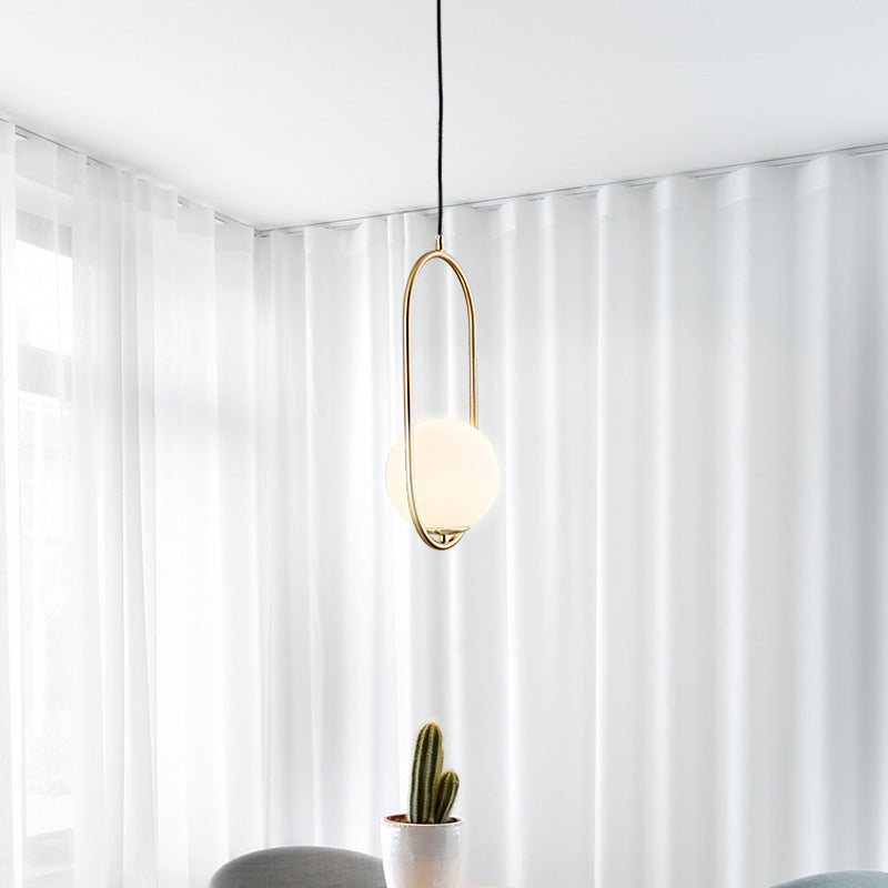 Valentina Nordische Kugel-Design Pendelleuchte aus Glas - Lumpaz