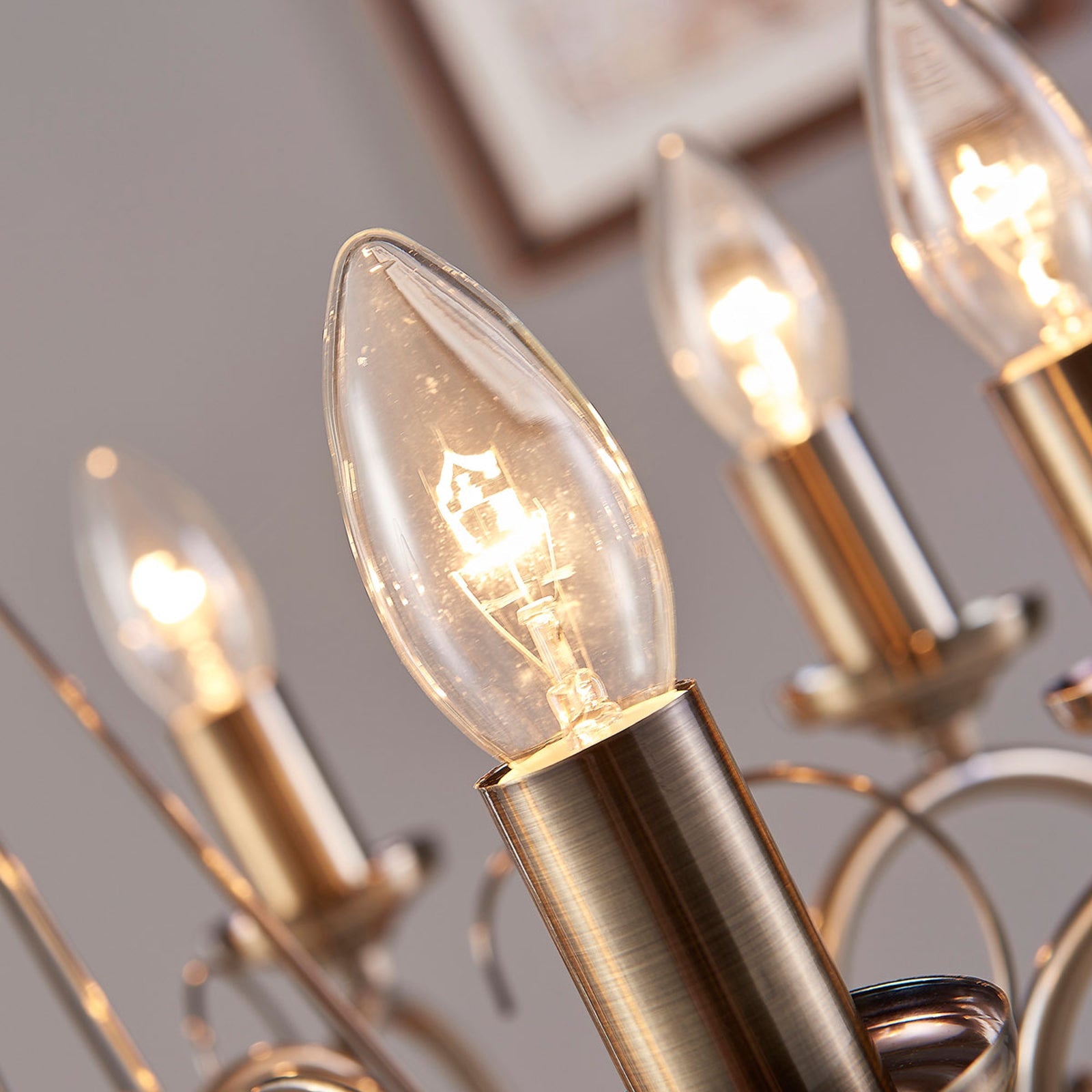 Silva Antiker Kronleuchter, 3/5/8-flammig - Lumpaz