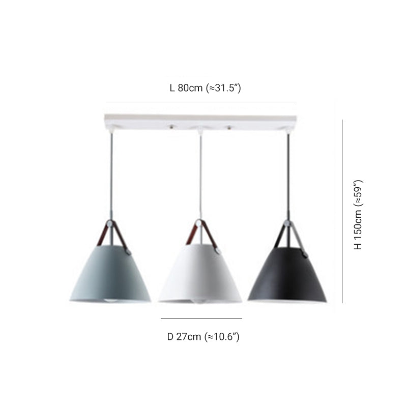 Carins Cluster-Pendelleuchte , 3 Farben - Lumpaz