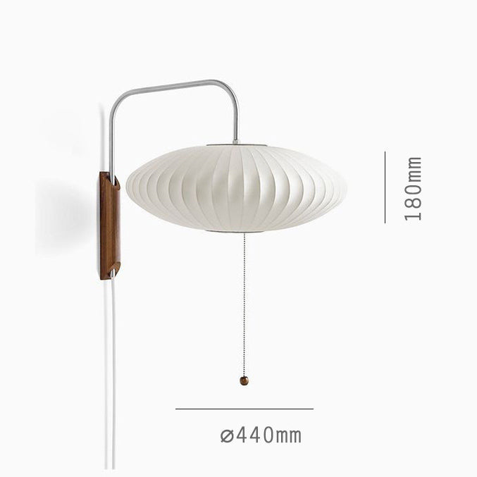 Wabi-sabi Silk Wall Lamp - Lumpaz