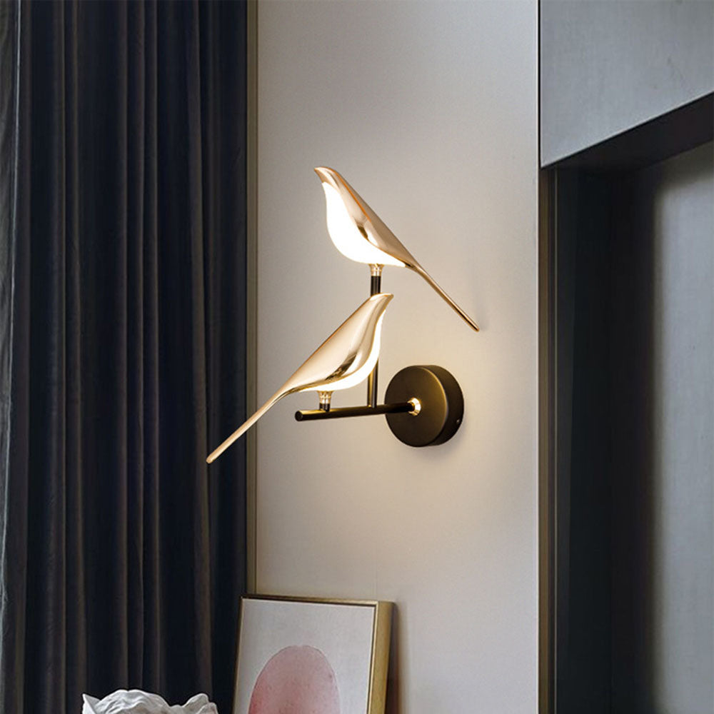 Modern Simple Art Design Bird Wall Lamp - Lumpaz