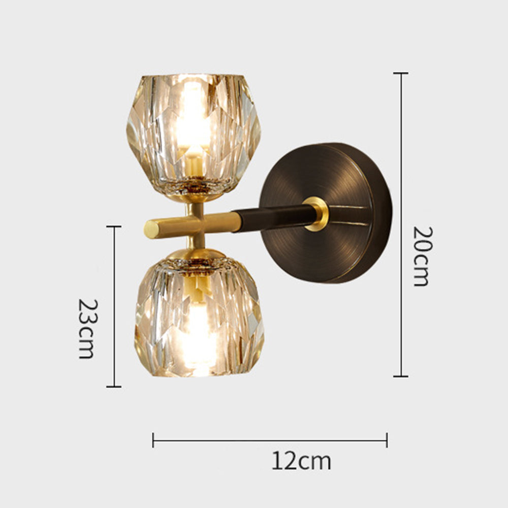 Luxury Copper Ball 1-Light Wall Sconce - Lumpaz