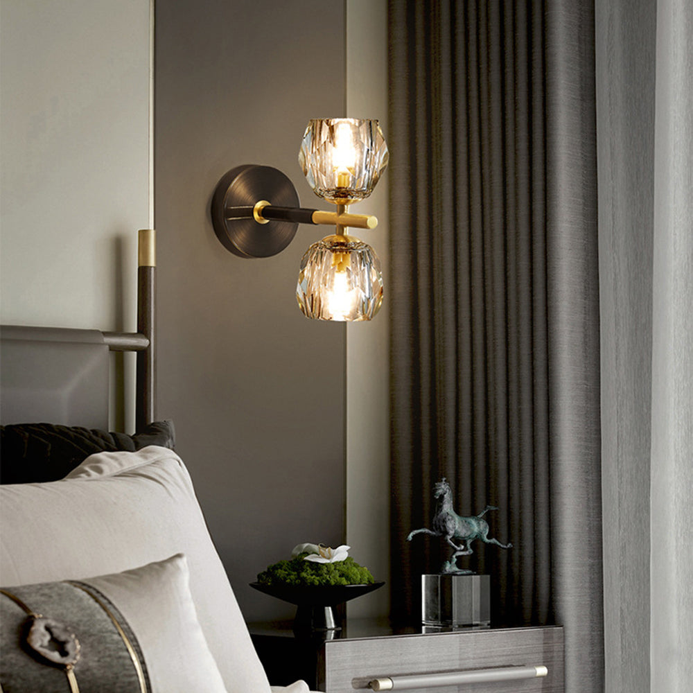 Luxury Copper Ball 1-Light Wall Sconce - Lumpaz