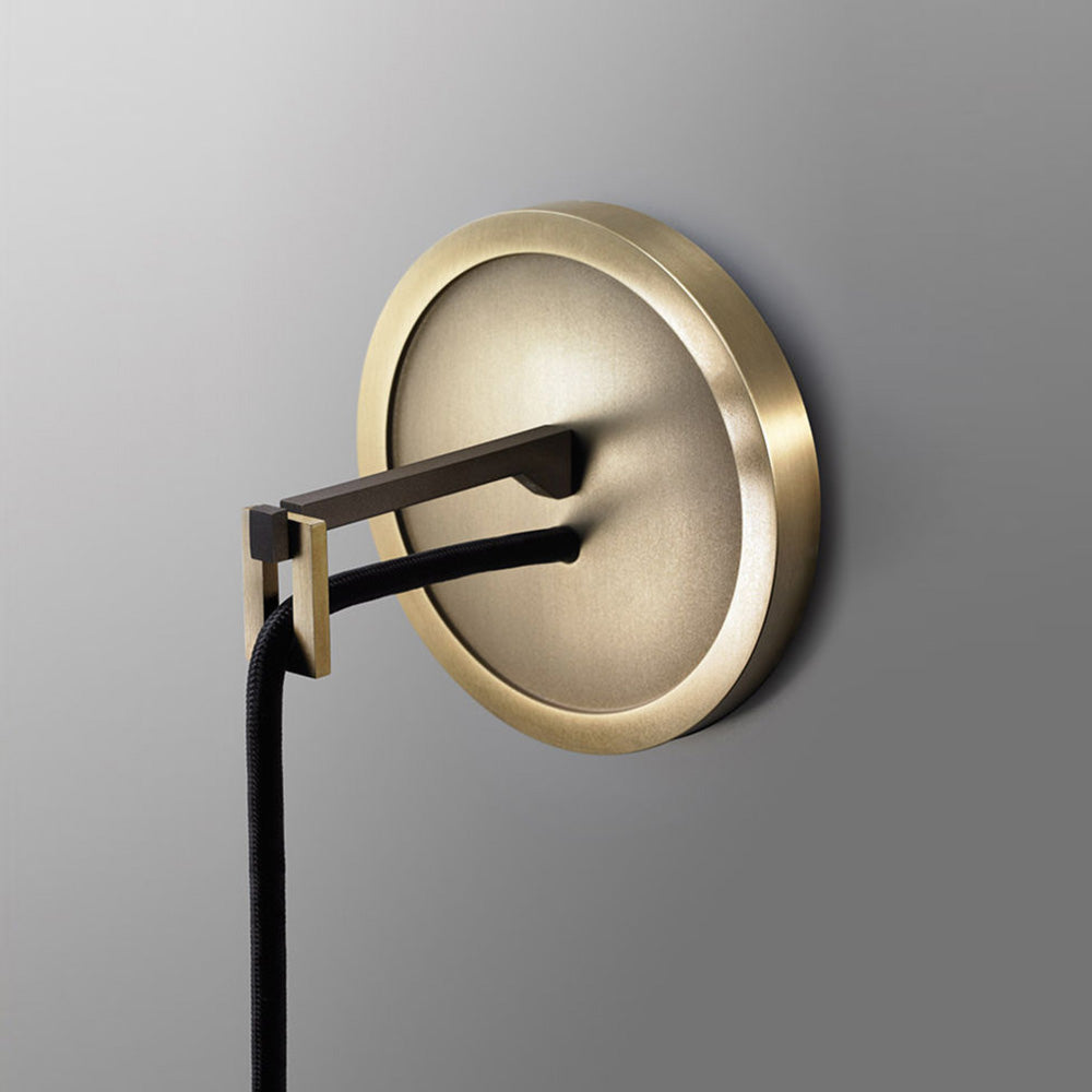 Modern Black Golden Hanging Suspended Wall Light - Lumpaz