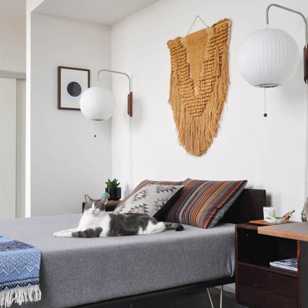 Wabi-sabi Silk Wall Lamp - Lumpaz
