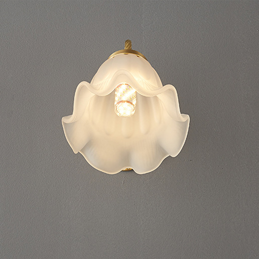 French Living Room Retro Glass Wall Lights - Lumpaz