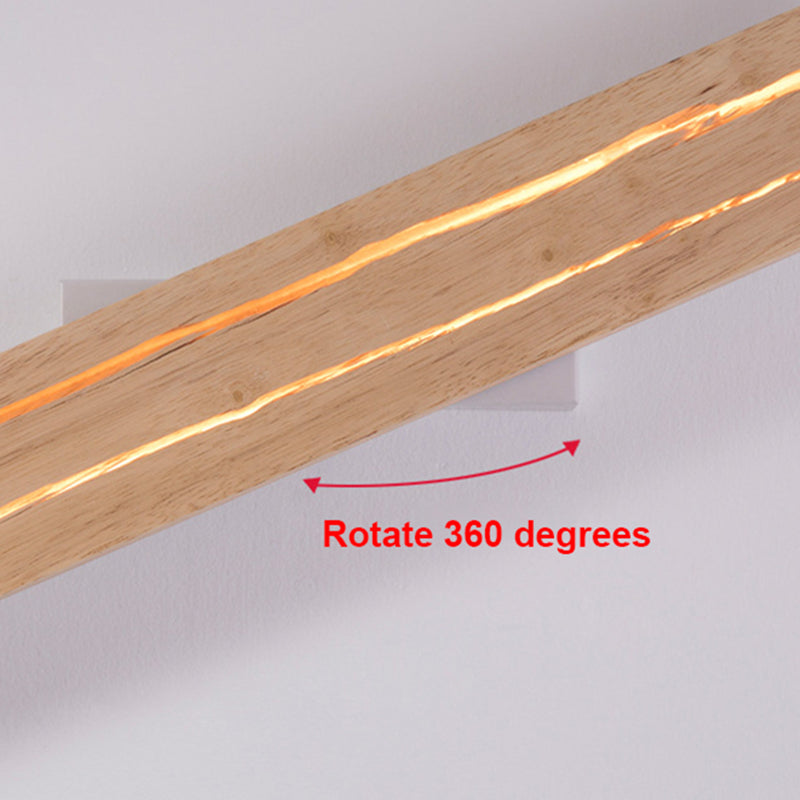 Modern Decor Wood Crack Wall Sconces - Lumpaz