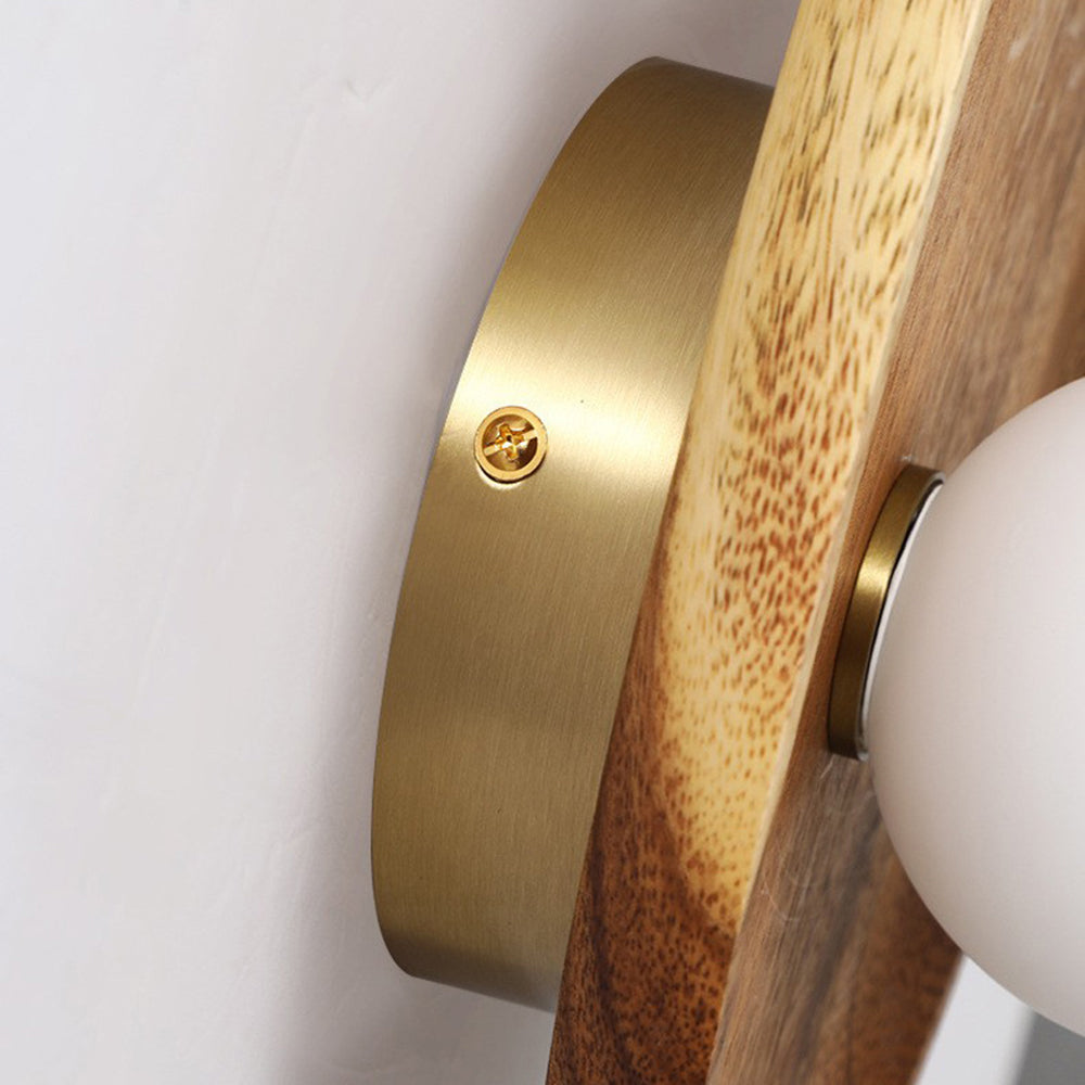 Minimalist Solid Wood Wall Sconce - Lumpaz