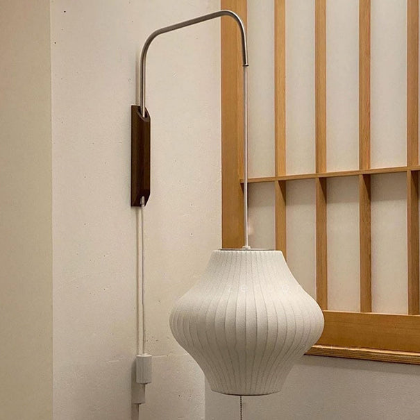 Wabi-sabi Silk Wall Lamp - Lumpaz