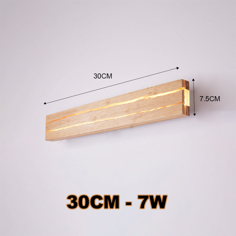 Modern Decor Wood Crack Wall Sconces - Lumpaz