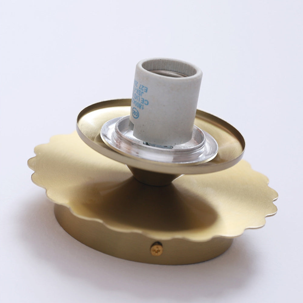 Vintage Glass Round Head Wall Sconce - Lumpaz