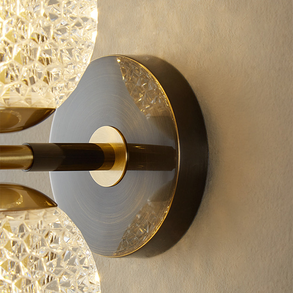 Luxury Copper Ball 1-Light Wall Sconce - Lumpaz
